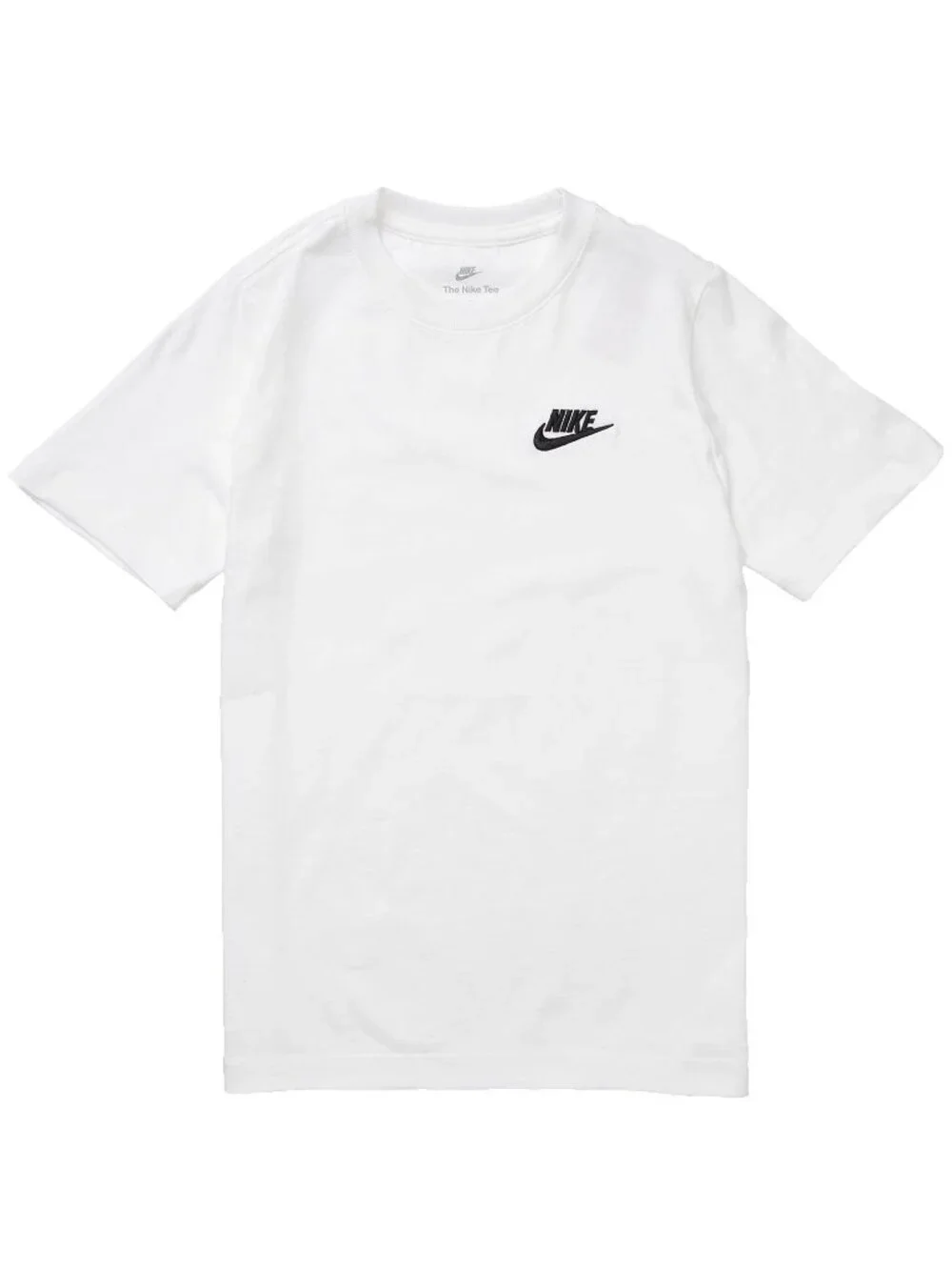Nike Kids Sportswear Embroidered Futura T-shirt White Size XS
